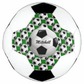 Gepersonaliseerd Voetbal op Football Patroon (Voorkant)
