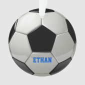 Gepersonaliseerd Voetbal Ornament (voorkant)