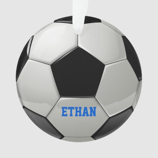 Gepersonaliseerd Voetbal Ornament (voorkant)