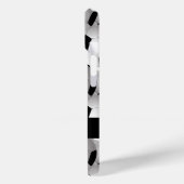Gepersonaliseerd Voetbal Patroon zwart wit Case-Mate iPhone Case (Achterkant / Links)