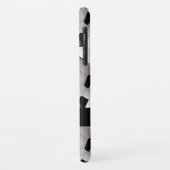 Gepersonaliseerd Voetbal Patroon zwart wit Case-Mate iPhone Case (Achterkant/links)