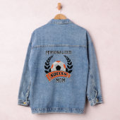 Gepersonaliseerd Voetbal - Sinaasappel Denim Jacket (Hangar)