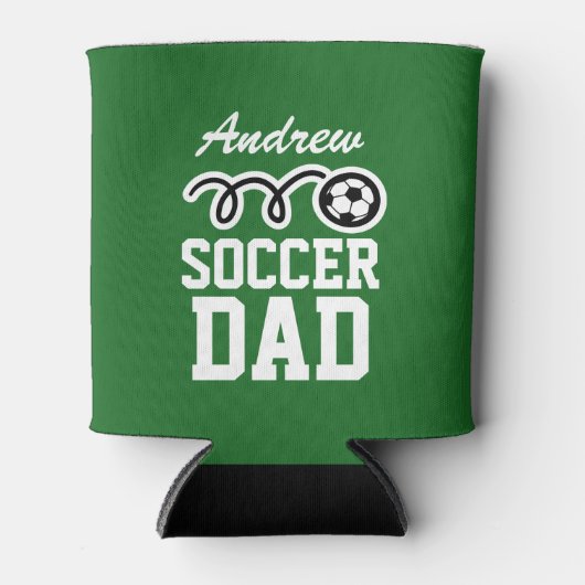 Gepersonaliseerd voetbal vader koelboxxen blikjeskoeler (Voorkant)