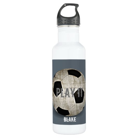 Gepersonaliseerd Voetbal Waterfles (Voorkant)