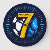 Gepersonaliseerd voetbalcadeau, Voetbal 7 Grote Klok (Voorkant)