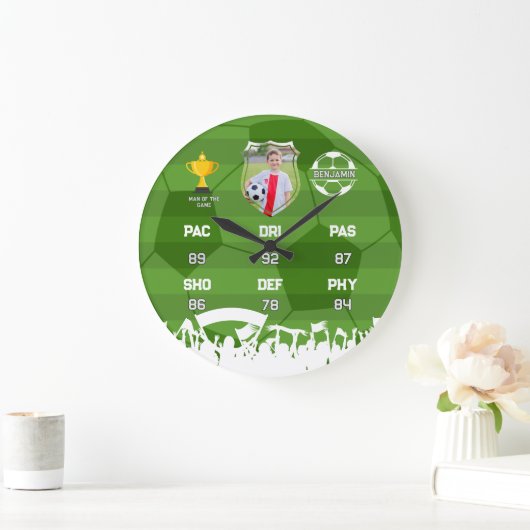 Gepersonaliseerd voetbalcadeau voor kinderen, aang grote klok (Huis)
