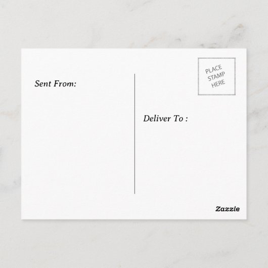 Gepersonaliseerd voetbalveld briefkaart (Achterkant)