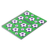 Gepersonaliseerd Voetbalveld Notitieboek (Linkerzijde)