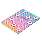 Gepersonaliseerd voetbalveld notitieboek (Linkerzijde)