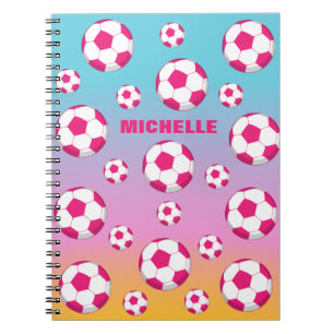 Gepersonaliseerd voetbalveld notitieboek