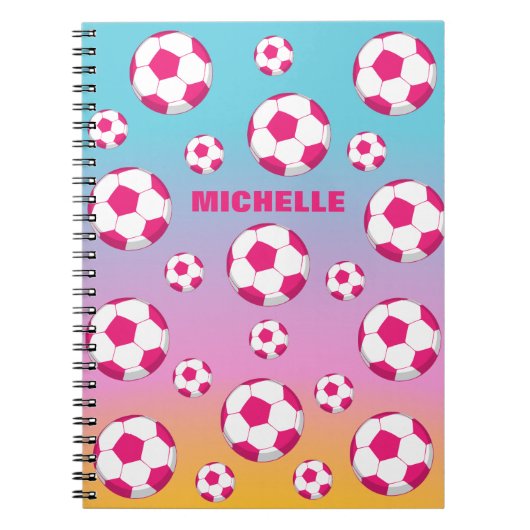 Gepersonaliseerd voetbalveld notitieboek (Voorkant)