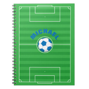 Gepersonaliseerd voetbalveld notitieboek
