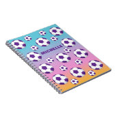 Gepersonaliseerd Voetbalveld Notitieboek (Rechterzijde)