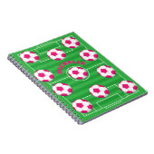 Gepersonaliseerd voetbalveld notitieboek (Rechterzijde)