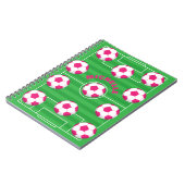 Gepersonaliseerd voetbalveld notitieboek (Linkerzijde)