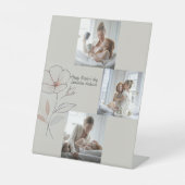 Gepersonaliseerd voetstuk - Moederdag Gift Reclamebord Met Voetstuk (Voorkant)