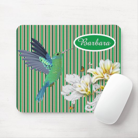 Gepersonaliseerd vogel in de zomer muismat (Met muis)