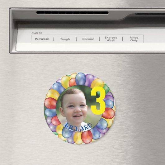 Gepersonaliseerd vogelcircusmagneet magneet (Insitu (Vaatwasser))