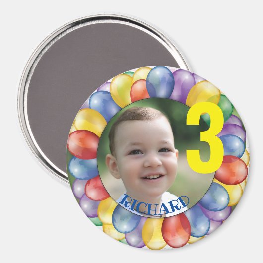 Gepersonaliseerd vogelcircusmagneet magneet (Voorkant / Achterkant)