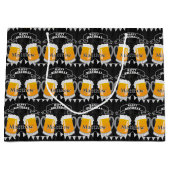 Gepersonaliseerd vogelkarton bier groot cadeauzakje (Voorkant)