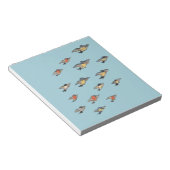 Gepersonaliseerd | vogelontwerp notitieblok (Schuin)