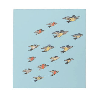 Gepersonaliseerd |  vogelontwerp notitieblok