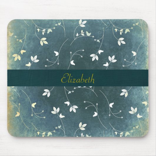 Gepersonaliseerd vogelpatroon muismat (Voorkant)