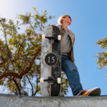 Gepersonaliseerd vogelskateboard Gift Marble Stone Persoonlijk Skateboard<br><div class="desc">MIGNED-ontwerp voor zwart-wit marmer - Voeg uw jaar toe - Leeftijd / of Letter / Logo / Aantal / Meer</div>