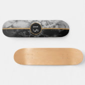 Gepersonaliseerd vogelskateboard Gift Marble Stone Persoonlijk Skateboard (Horizontaal)