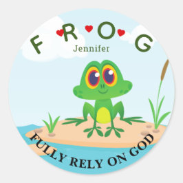 Gepersonaliseerd volledig vertrouwen op de Klassie Ronde Sticker