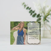 Gepersonaliseerd volledige fotograaf uitnodiging briefkaart (Staand voorkant)