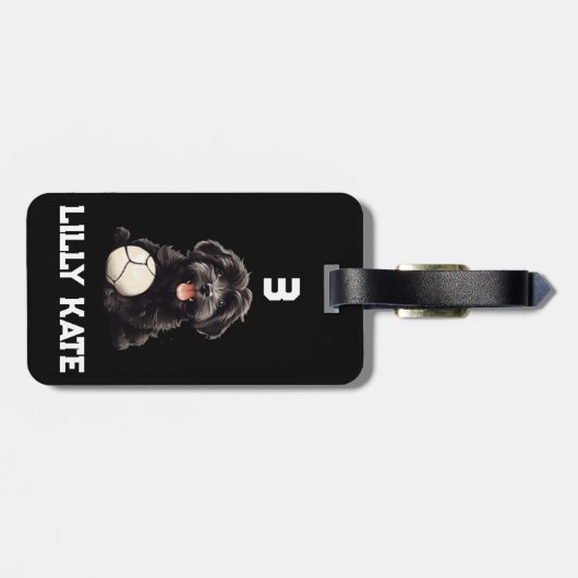 Gepersonaliseerd Volleybal Bagagelabel (Achterkant horizontaal)