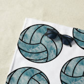 Gepersonaliseerd volleybal, cadeau voor volleybals strandlaken (In situ)