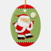 gepersonaliseerd volleybal keramisch ornament (Voorkant)