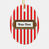 gepersonaliseerd volleybal keramisch ornament (Achterkant)