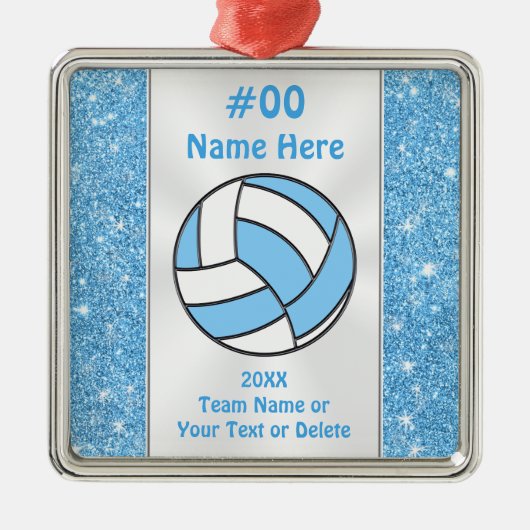 Gepersonaliseerd, Volleybalspeler Ornament (Voorkant)