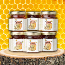 Gepersonaliseerd vond onze honing bloemenbruiloft