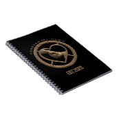 Gepersonaliseerd Voor altijd mijn held Ouder-kind- Notitieboek (Rechterzijde)