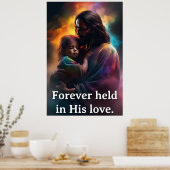 Gepersonaliseerd voor altijd vastgehouden in zijn  poster (Keuken)