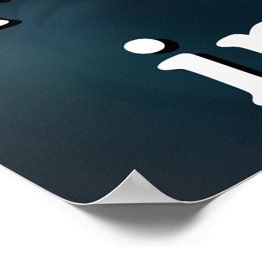 Gepersonaliseerd voor altijd vastgehouden in zijn  poster (Hoek)