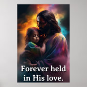 Gepersonaliseerd voor altijd vastgehouden in zijn  poster (Voorkant)