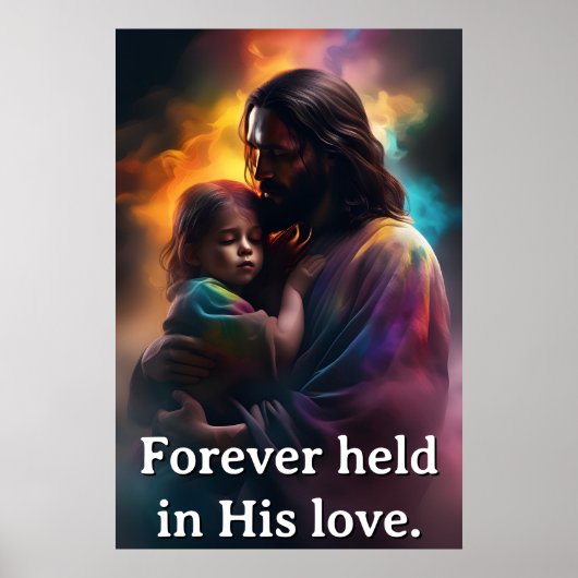 Gepersonaliseerd voor altijd vastgehouden in zijn  poster (Voorkant)