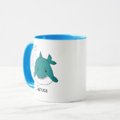 Gepersonaliseerd voor blauwhaai mok (Voorkant links)