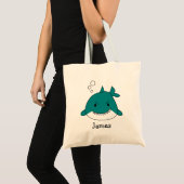 Gepersonaliseerd voor blauwhaai tote bag (Voorkant (product))