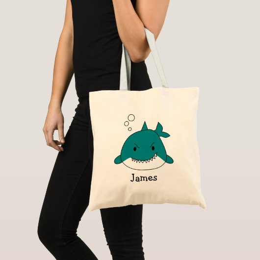 Gepersonaliseerd voor blauwhaai tote bag (Voorkant (product))