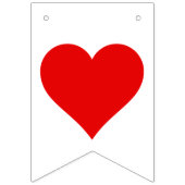 Gepersonaliseerd voor de heer & mevrouw Pas getrou Vlaggetjes (Eerste vlag)