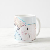 Gepersonaliseerd voor een klant koffiemok (Voorkant rechts)