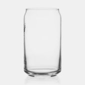 Gepersonaliseerd voor haar bloemen roze boog blikvorm glas (Links)