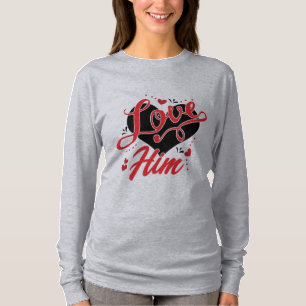 gepersonaliseerd voor koppels om Valentijnse versi T-shirt