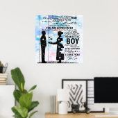 Gepersonaliseerd voor mam, stutt het Cadeau van de Poster (Thuiskantoor)